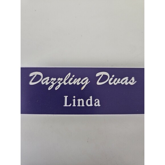 Vintage LINDA name Tag Costume Halloween - Picture 4 of 6